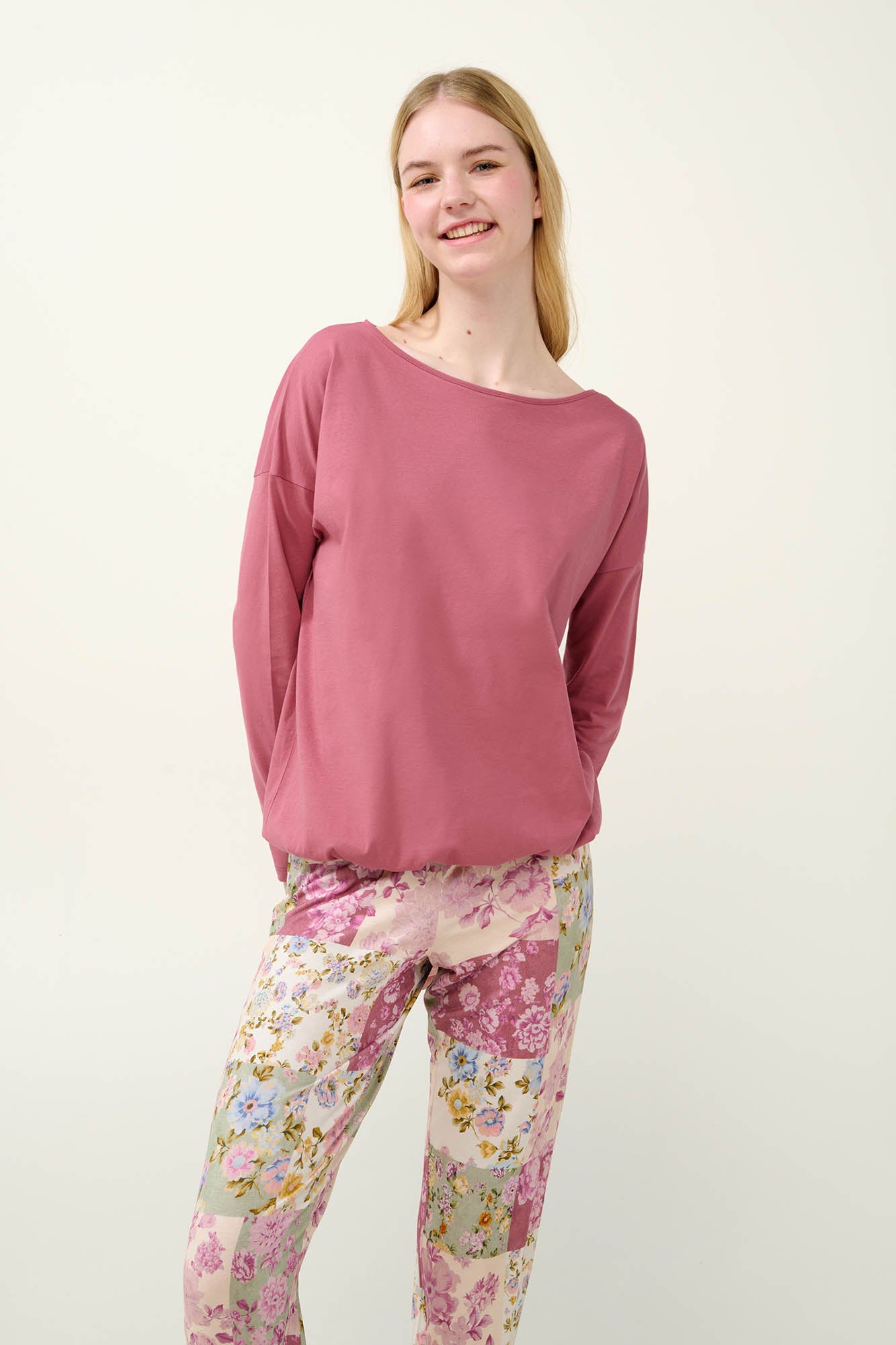 Γυναικεία Πιτζάμα micromodal pinky Vamp