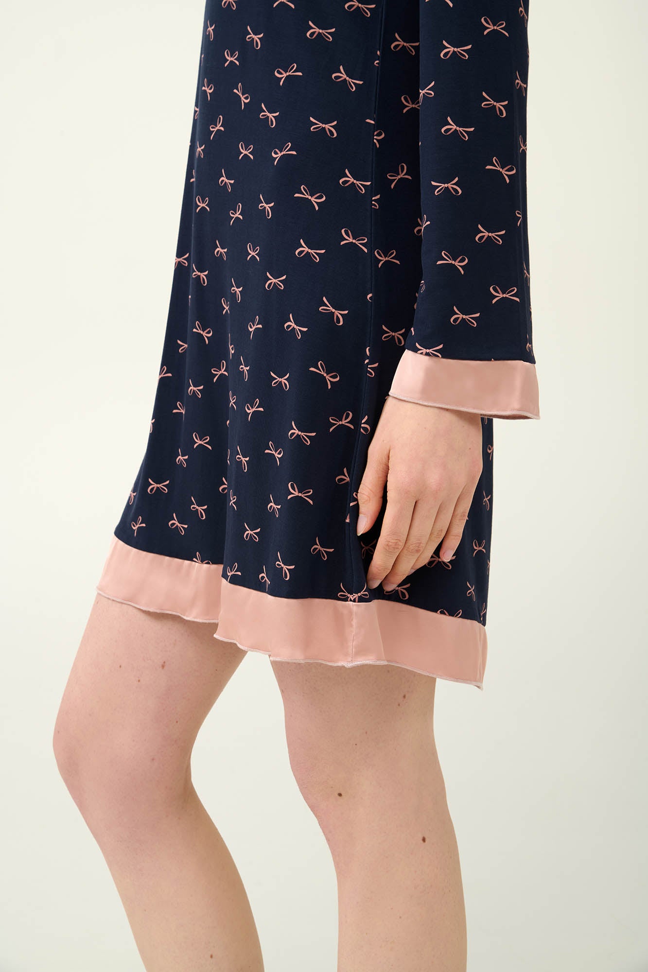 Νυχτικό Μίνι micromodal μπλε Vamp