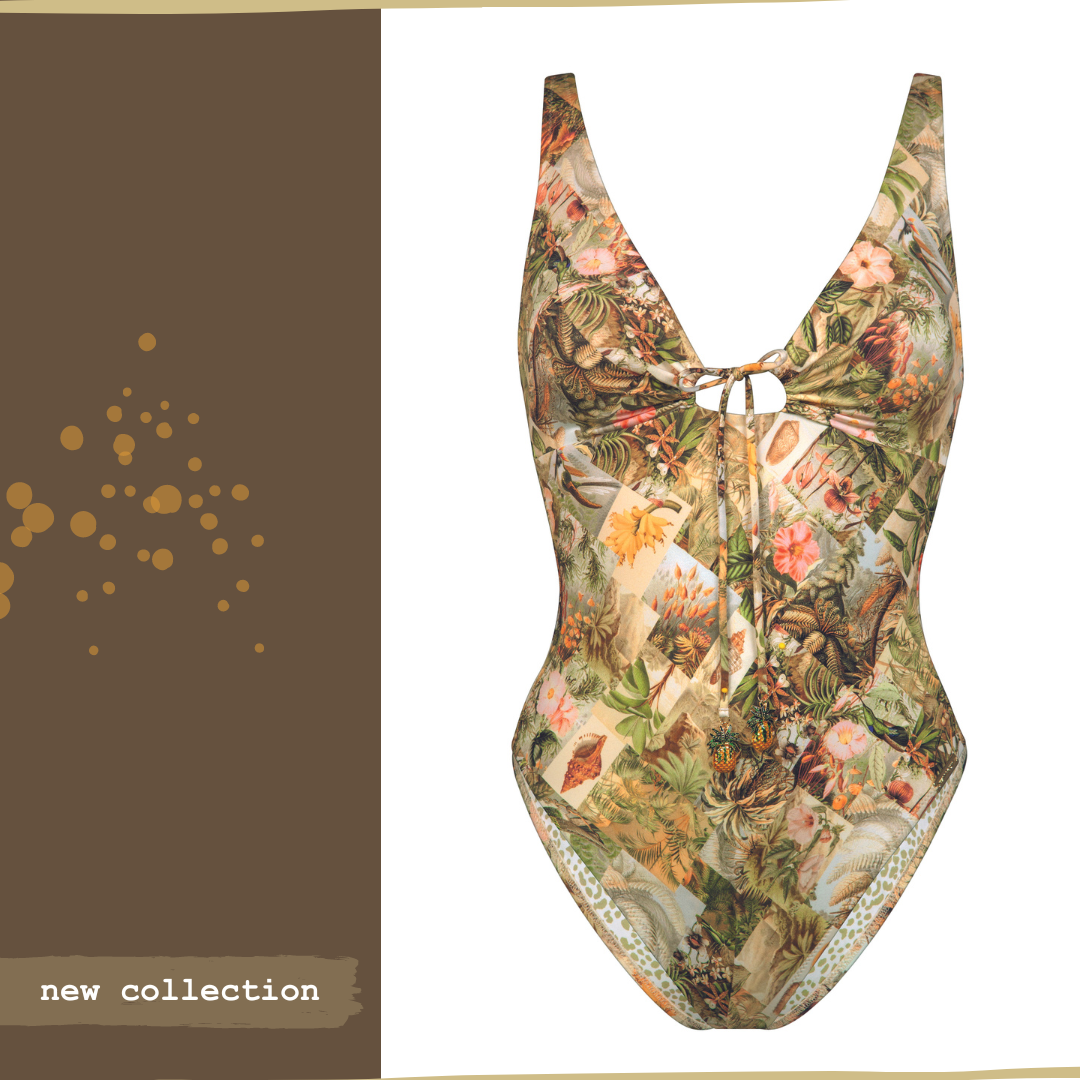 Γυναικείο Μαγιό Ολόσωμο floral Watercult