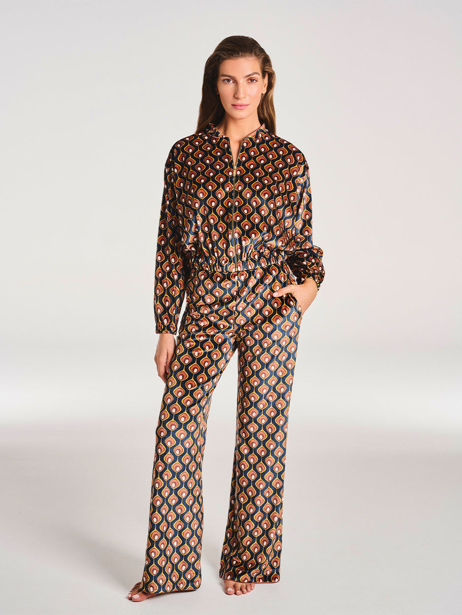 Γυναικείο HomeWear με φερμουάρ Lida