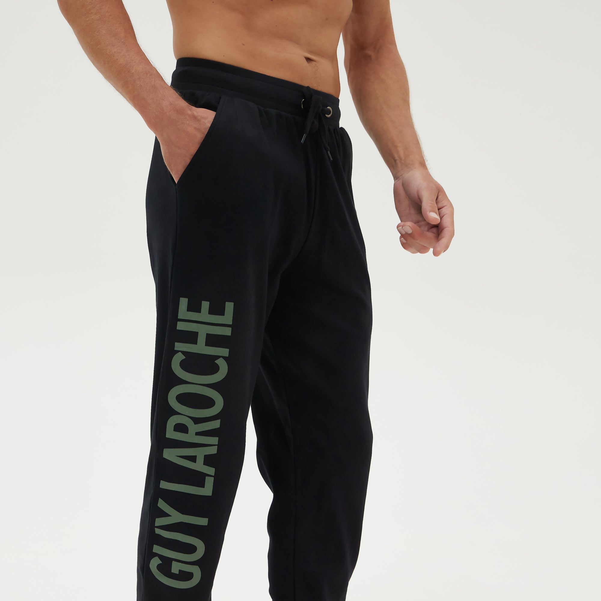 Ανδρική Πιτζάμα βαμβακερή λαδί Guy LaRoche