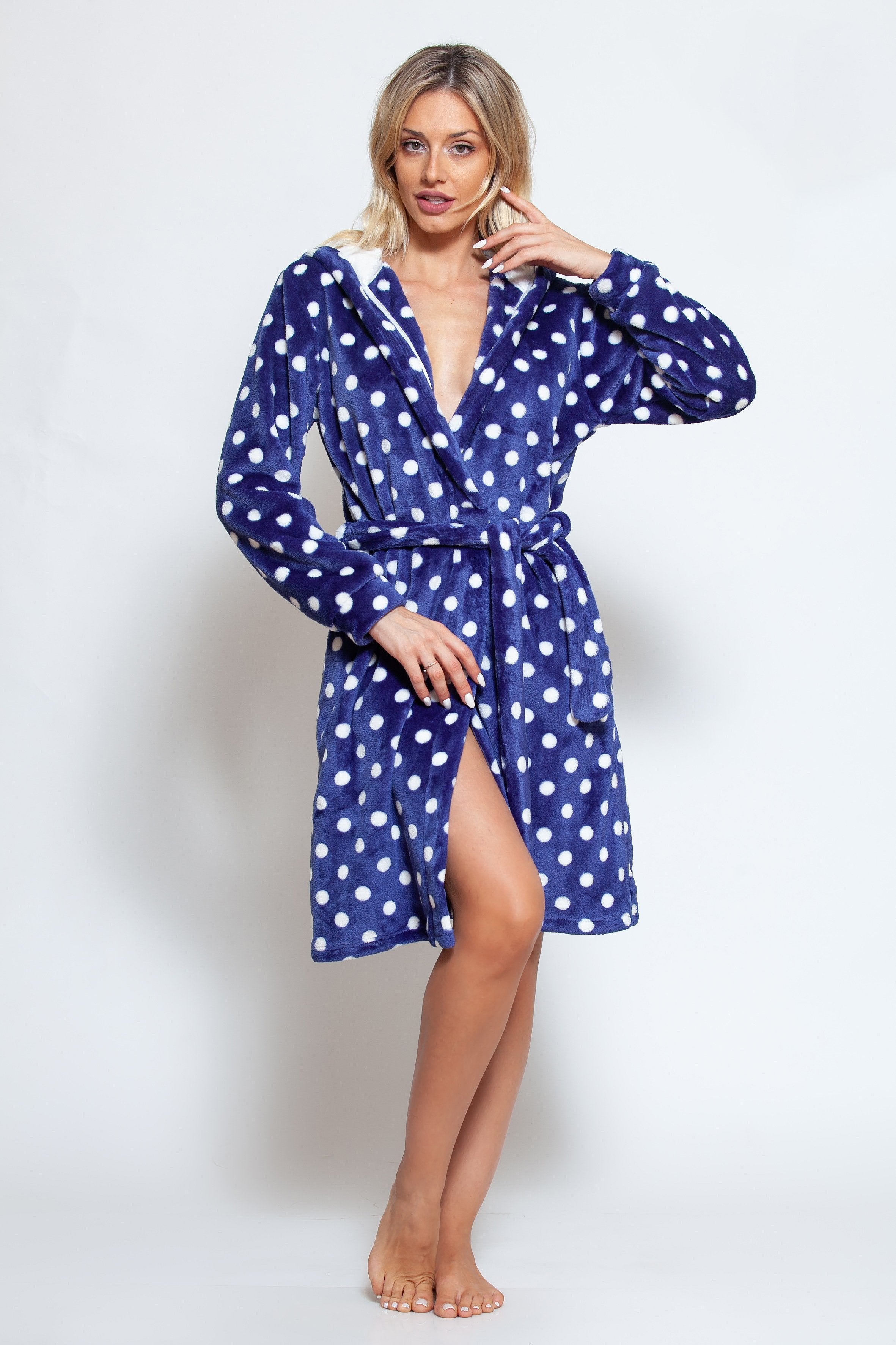 Women's Scherzo fleece robe