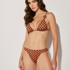 Γυναικείο Μαγιό Καφέ Μπικίνι τρίγωνο Lida - Nana Kakouti Swimwear- Γλυφάδα