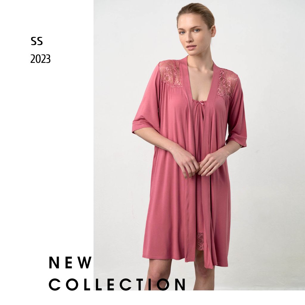Women's Robe 3/4 Vamp