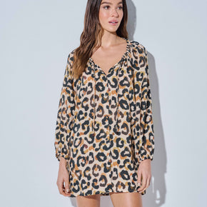 Γυναικεία πουκαμίσα leopard Lida