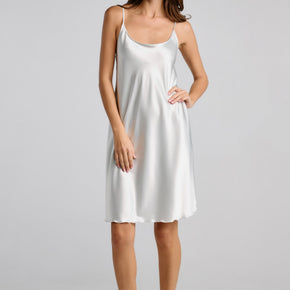 Μίνι σατέν νυχτικό γκρι-μέντα Penky - Nana Kakouti Γλυφάδα