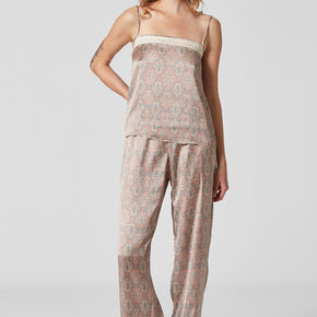 Γυναικεία Πιτζάμα εμπριμέ σατέν Penky - Nana Kakouti Γλυφάδα