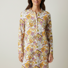 Νυχτικό βαμβακερό εμπριμέ Brilliamo - Nana Kakouti Γλυφάδα