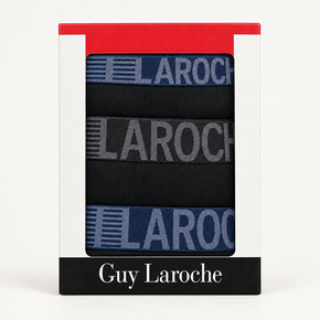 Guy Laroche Ανδρικά Boxer 3 Τεμάχια Μαύρα Βαμβακερά - Nana Kakouti Glyfada