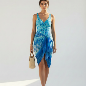 Γυναικείο pareo με ikat print CharmLine - Nana Kakouti Γλυφάδα