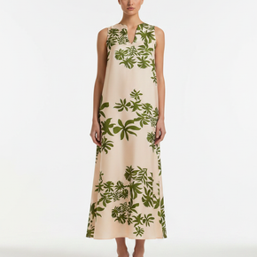 Γυναικείο maxi φόρεμα με tropical print Eleria Cortes - Nana Kakouti Γλυφάδα
